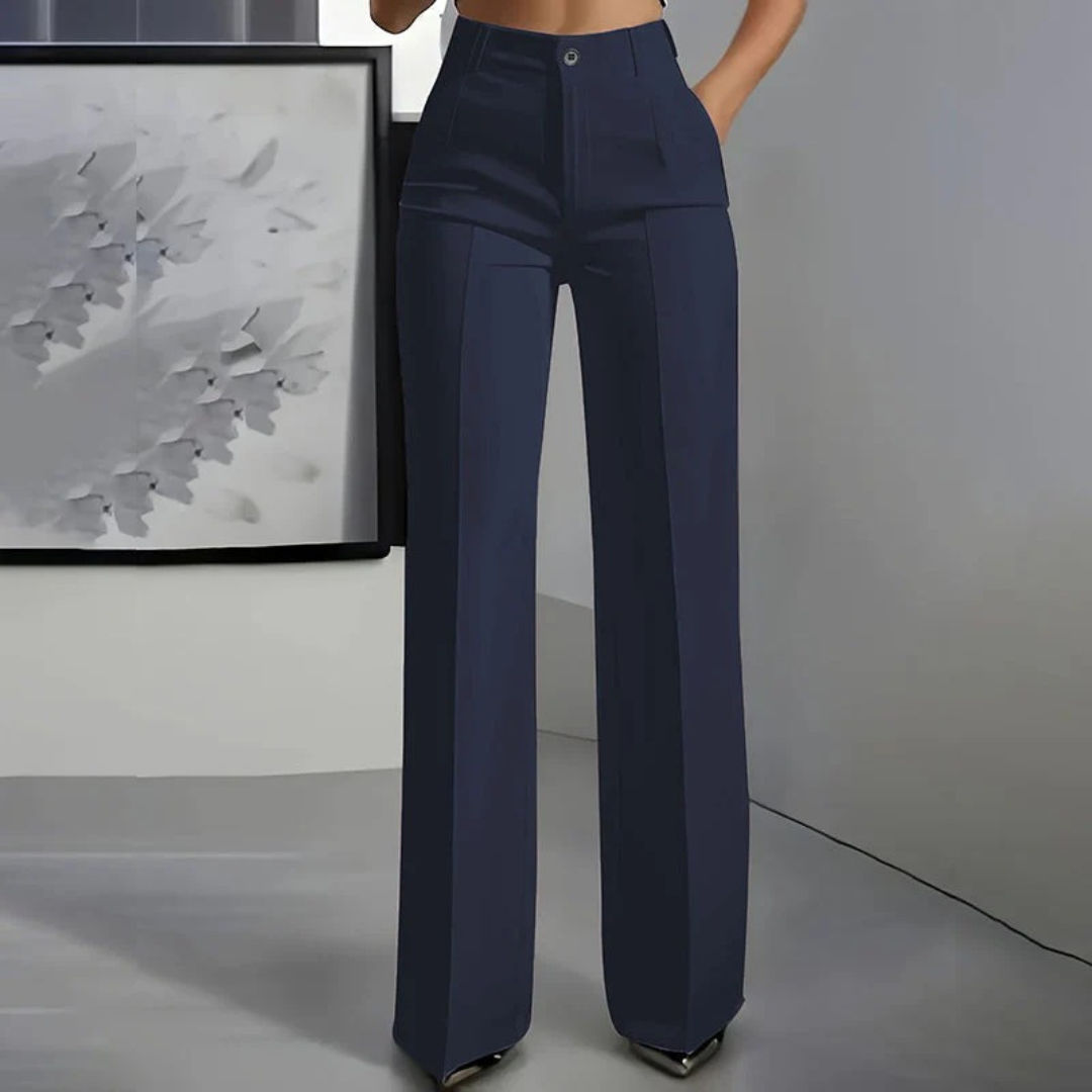 ALTAGRACIA | PANTALON DE VESTIR EFECTO ESTILIZADOR Y CORTE RECTO