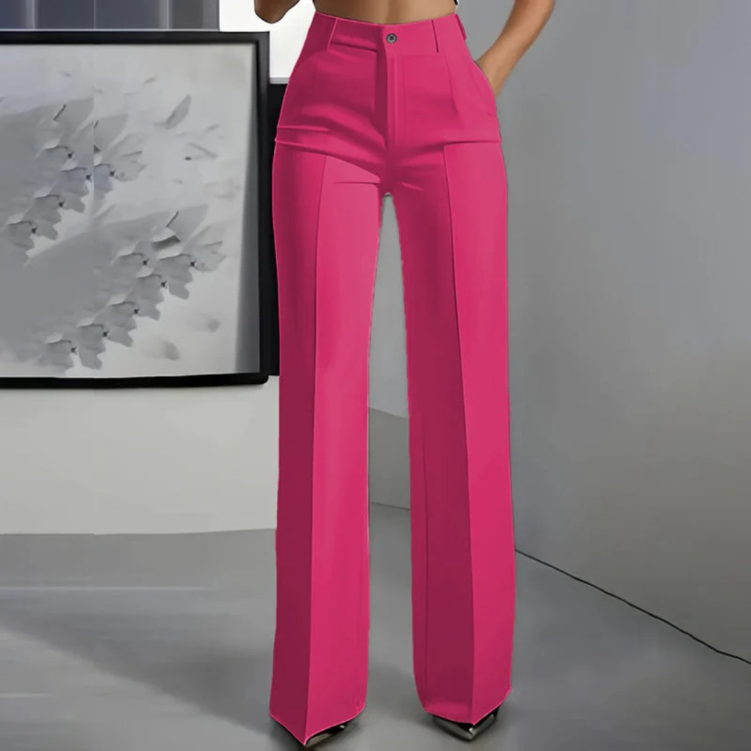 ALTAGRACIA | PANTALON DE VESTIR EFECTO ESTILIZADOR Y CORTE RECTO