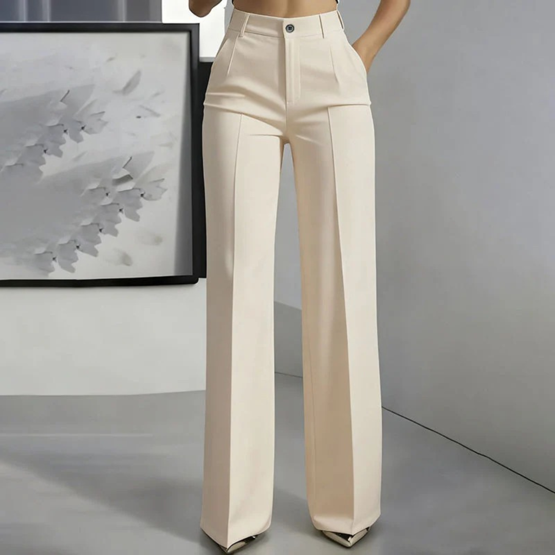 ALTAGRACIA | PANTALON DE VESTIR EFECTO ESTILIZADOR Y CORTE RECTO