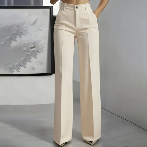 ALTAGRACIA | PANTALON DE VESTIR EFECTO ESTILIZADOR Y CORTE RECTO