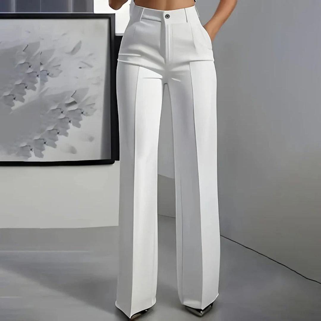 ALTAGRACIA | PANTALON DE VESTIR EFECTO ESTILIZADOR Y CORTE RECTO