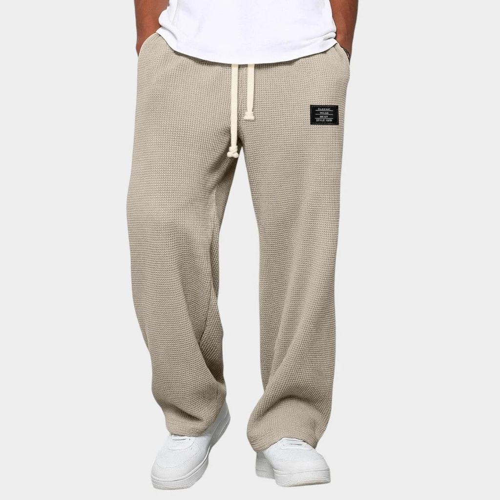 ARTURO | PANTALON ANCHO CON CINTURA AJUSTABLE