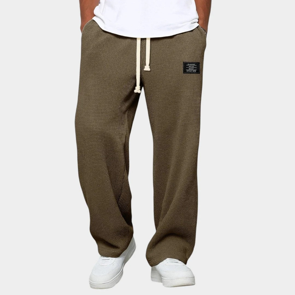 ARTURO | PANTALON ANCHO CON CINTURA AJUSTABLE