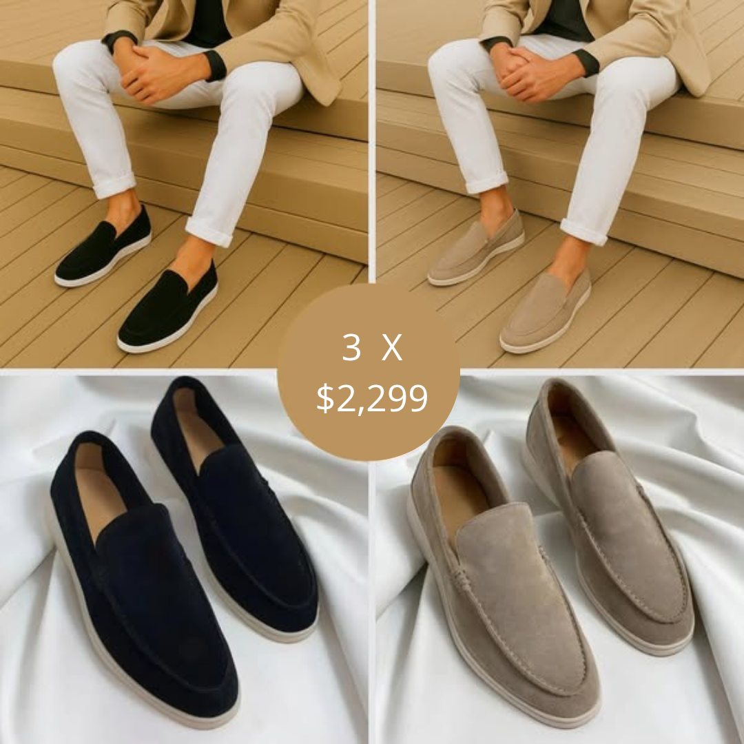 BRUNO | MOCASÍN CONFORT ELEGANTE EN GAMUZA 💼
