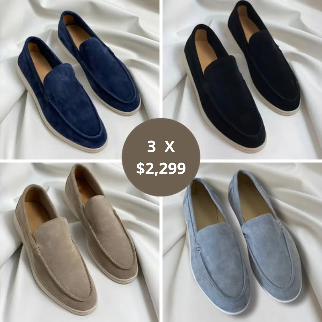 BRUNO | MOCASÍN CONFORT ELEGANTE EN GAMUZA 💼