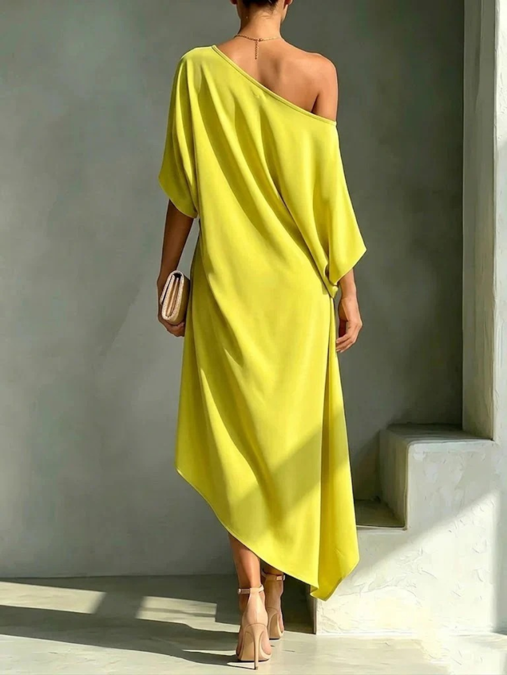 CAMILA | 💛 VESTIDO ELEGANTE LINEA FLUIDA