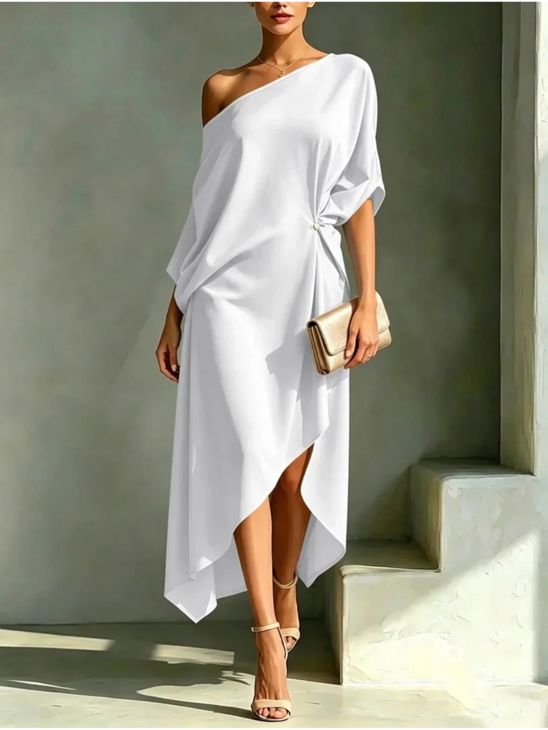 CAMILA | 💛 VESTIDO ELEGANTE LINEA FLUIDA
