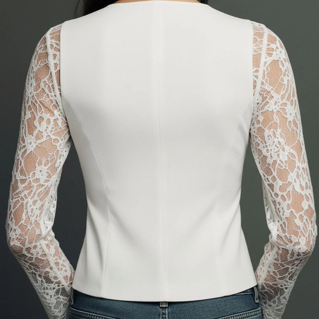 CLAUDIA |  BLAZER ELEGANTE CON ENCAJE