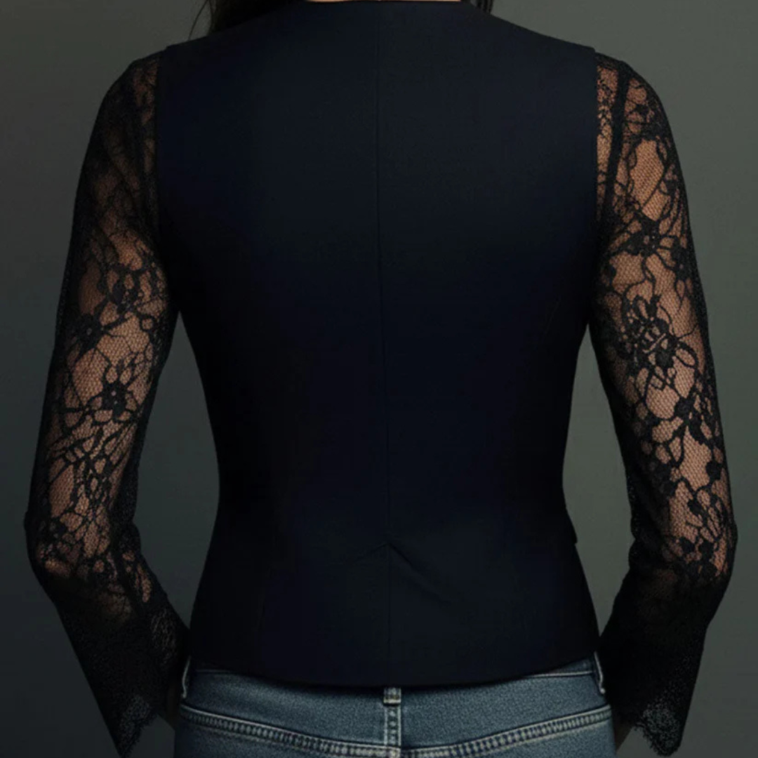 CLAUDIA |  BLAZER ELEGANTE CON ENCAJE