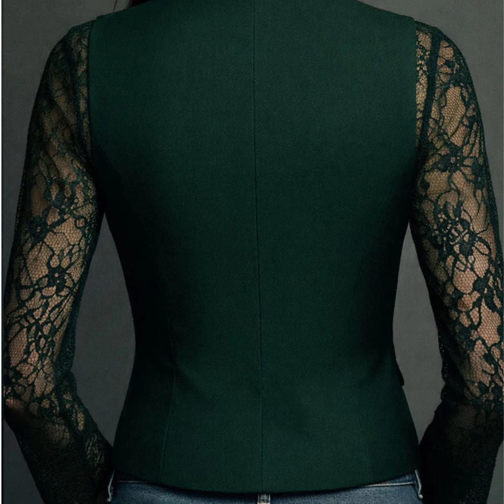 CLAUDIA |  BLAZER ELEGANTE CON ENCAJE