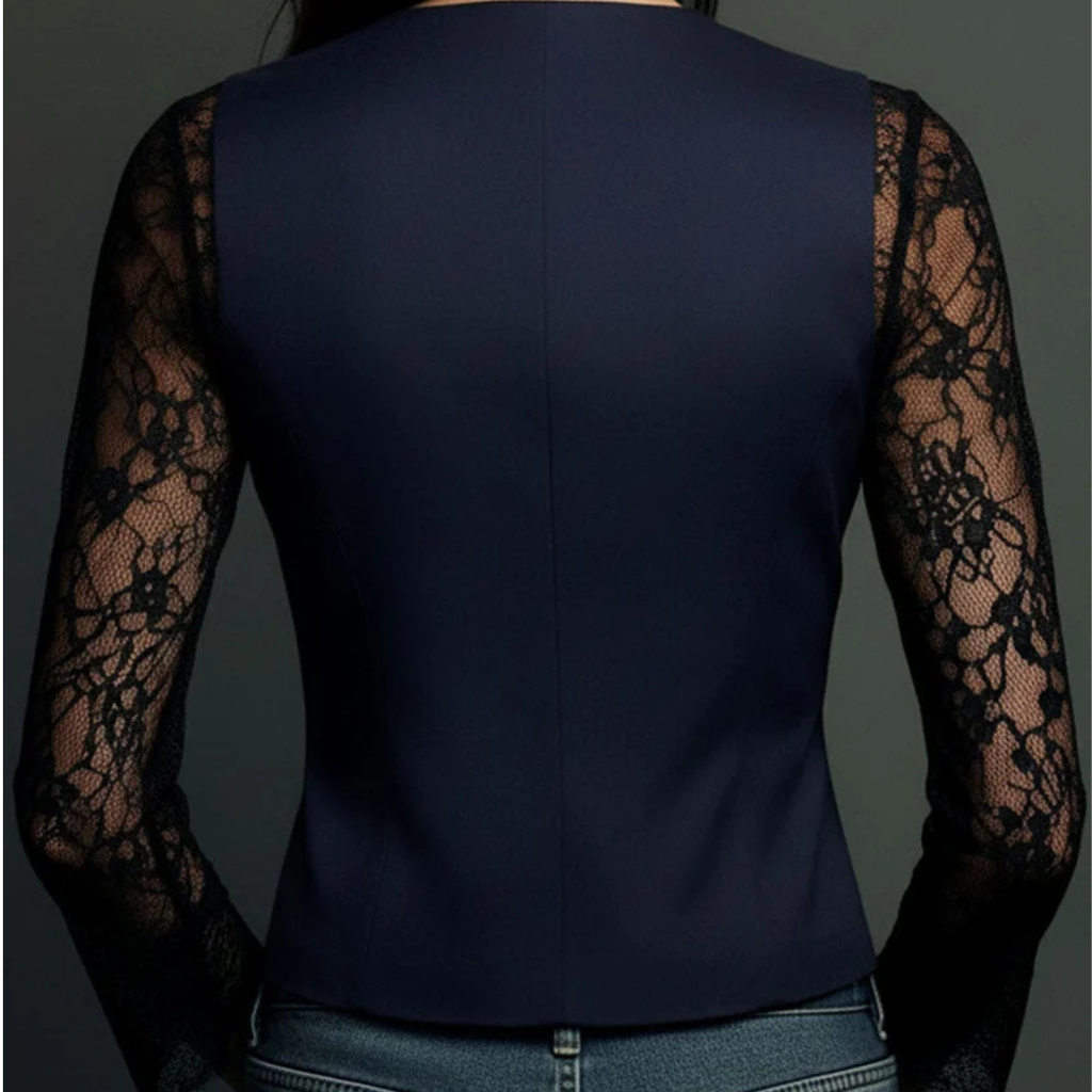CLAUDIA |  BLAZER ELEGANTE CON ENCAJE