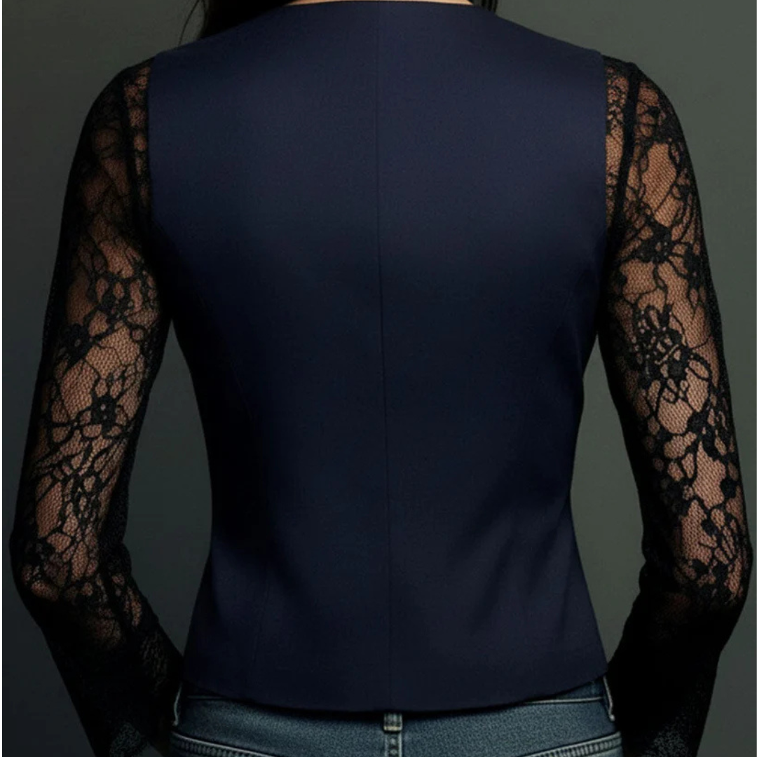 CLAUDIA |  BLAZER ELEGANTE CON ENCAJE