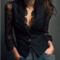 CLAUDIA |  BLAZER ELEGANTE CON ENCAJE