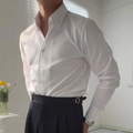 ALAN | CAMISA ITALIANA CON CUELLO EN V