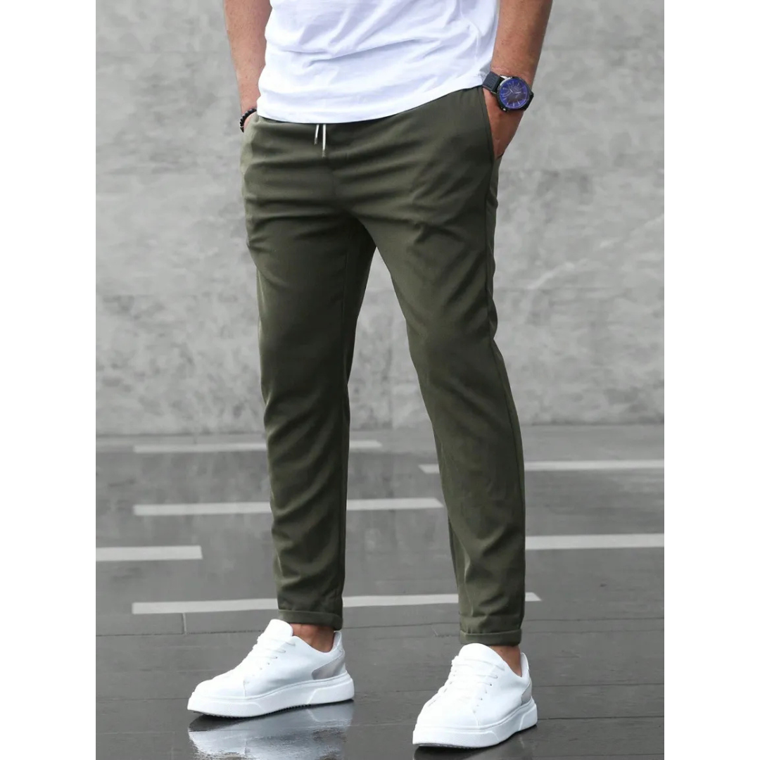 FRANCO | PANTALON CASUAL SLIM FIT CON CORDON