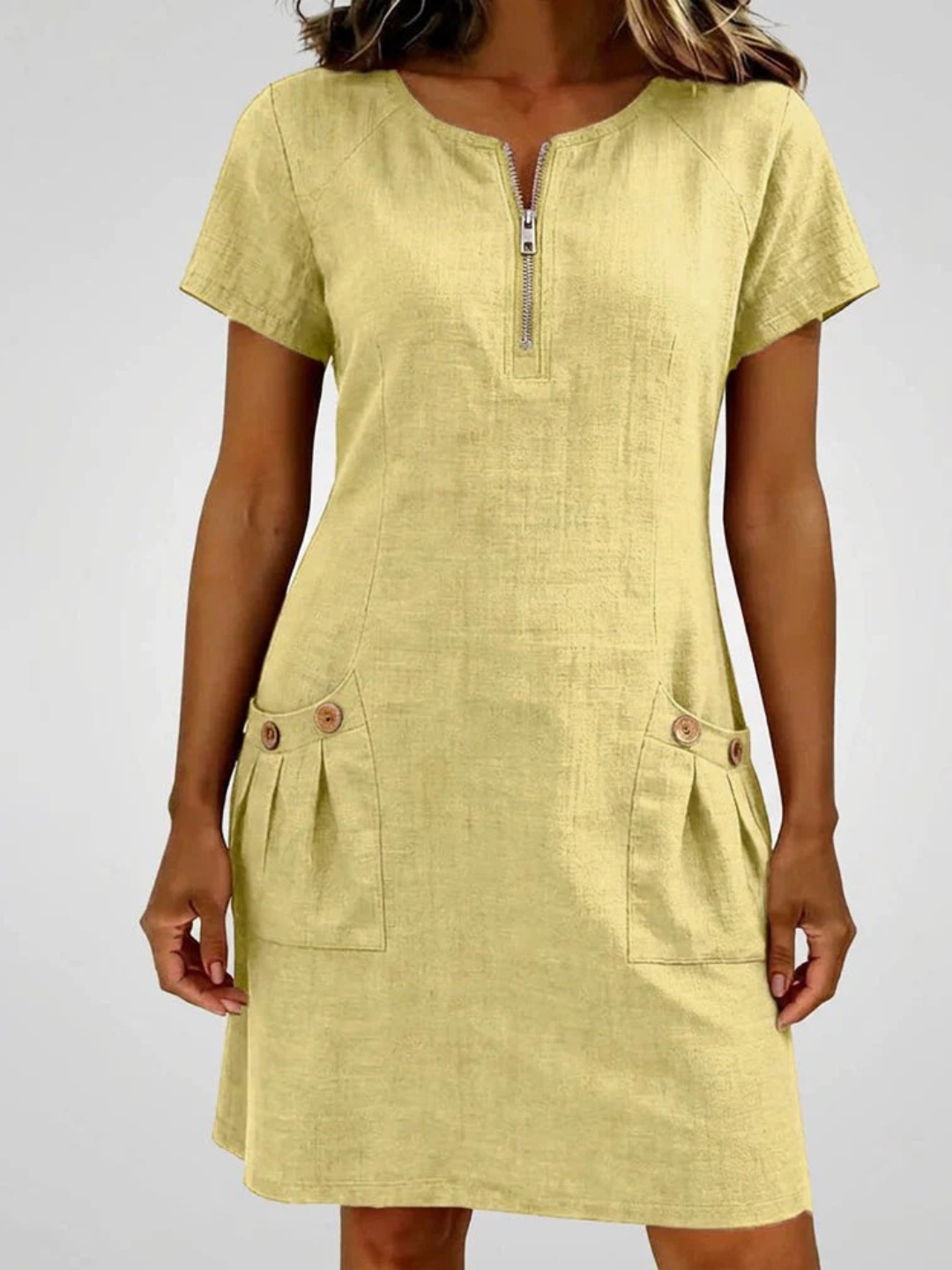 INÉS | 🌿 VESTIDO CONFORT LINO Y ALGODON