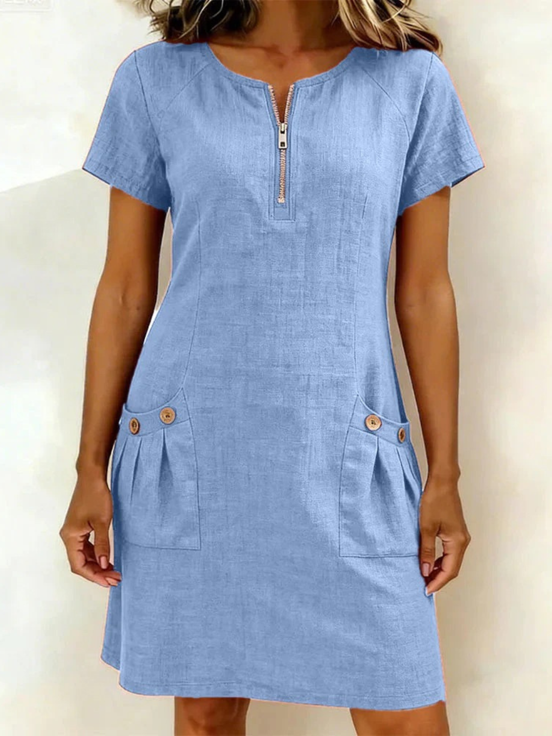 INÉS | 🌿 VESTIDO CONFORT LINO Y ALGODON