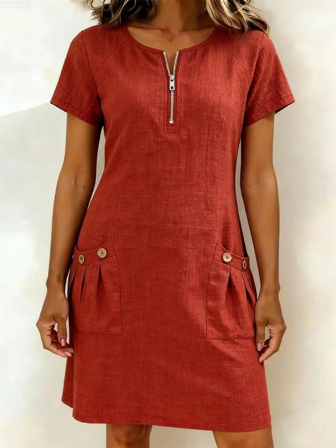 INÉS | 🌿 VESTIDO CONFORT LINO Y ALGODON