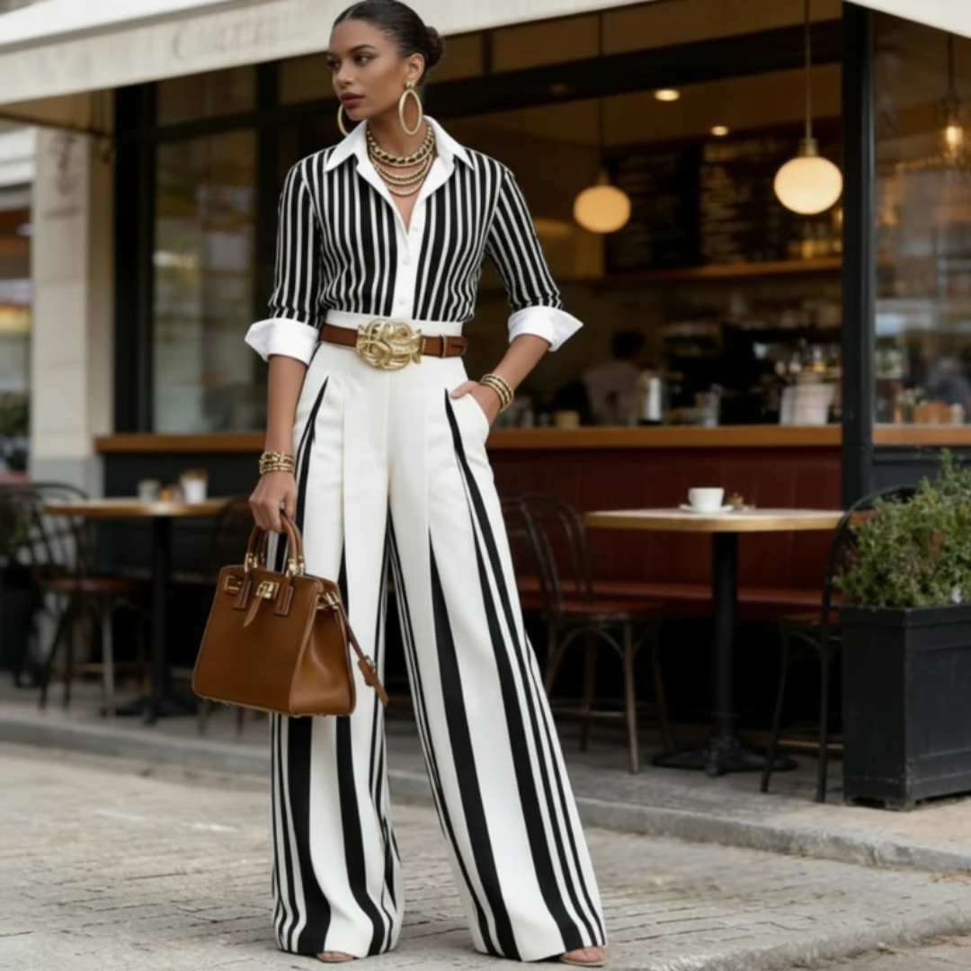 BIANCA | 👑 CONJUNTO SASTRÉ - ELEGANCIA ATEMPORAL EN DOS PIEZAS