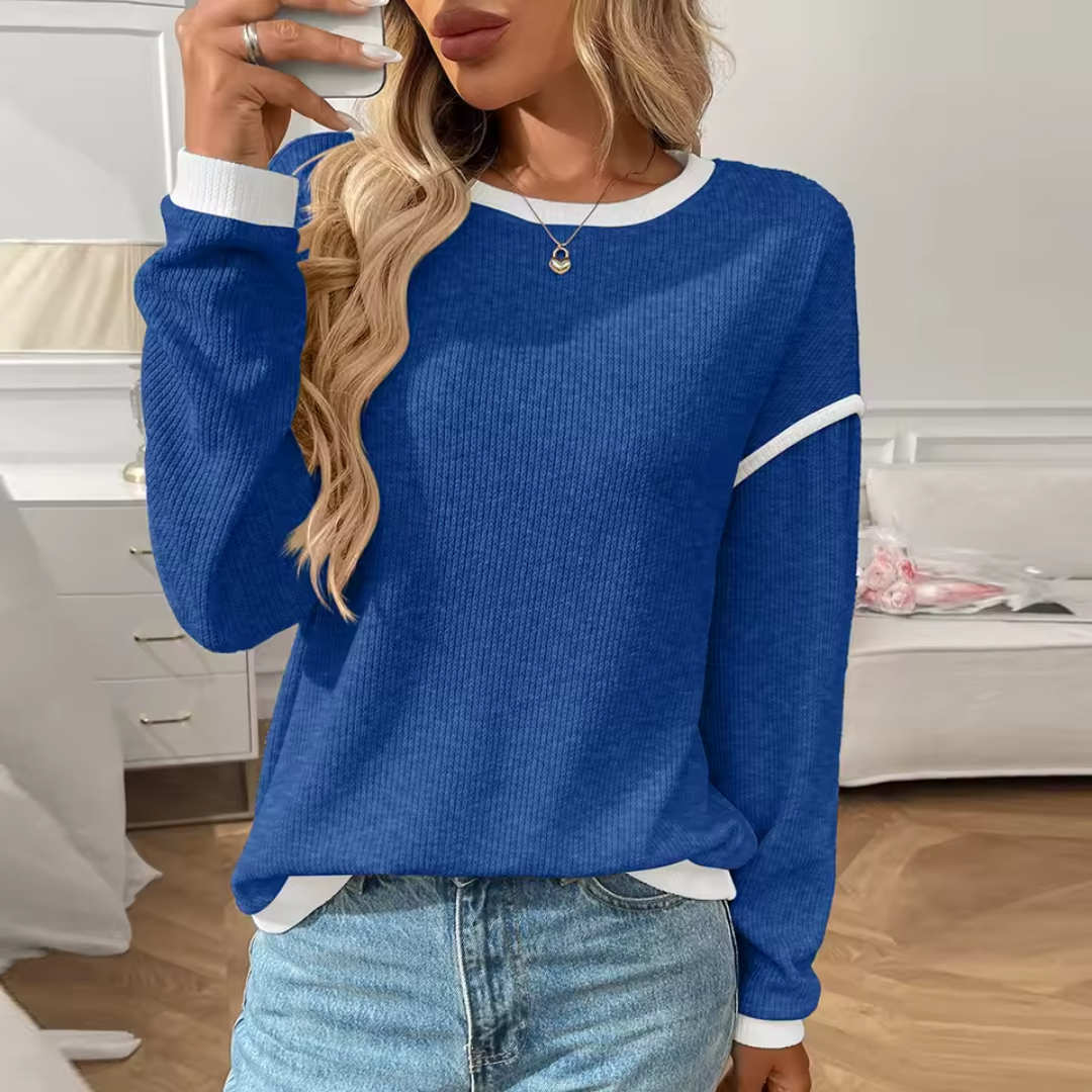 VANESSA | 🧵 SUÉTER URBANO BICOLOR