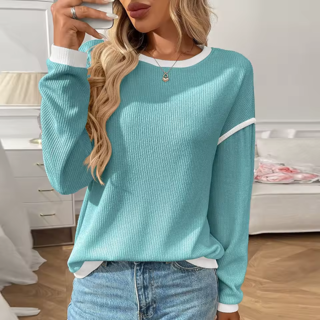 VANESSA | 🧵 SUÉTER URBANO BICOLOR