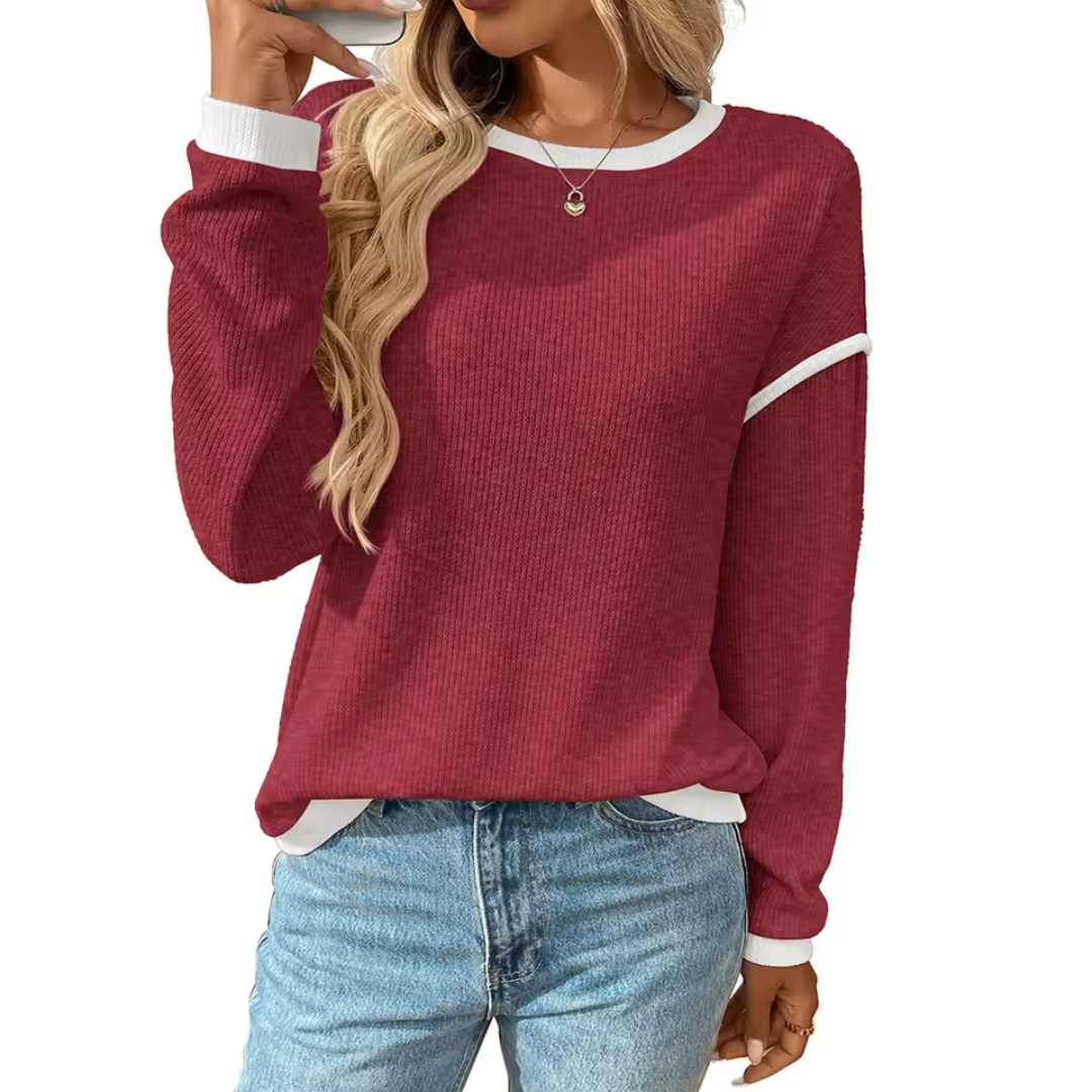 VANESSA | 🧵 SUÉTER URBANO BICOLOR