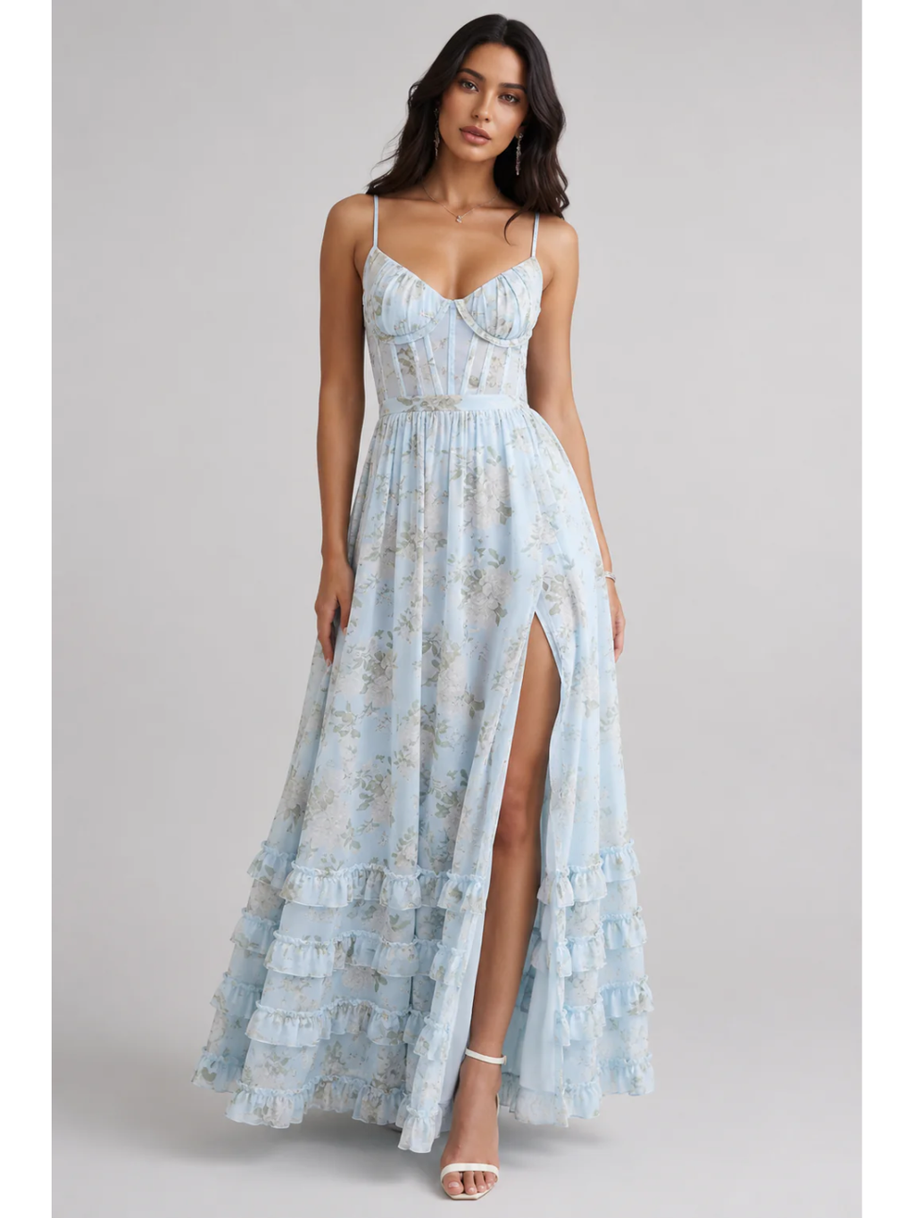VIOLETA | VESTIDO LARGO DE FIESTA TIPO CORSÉ ✨