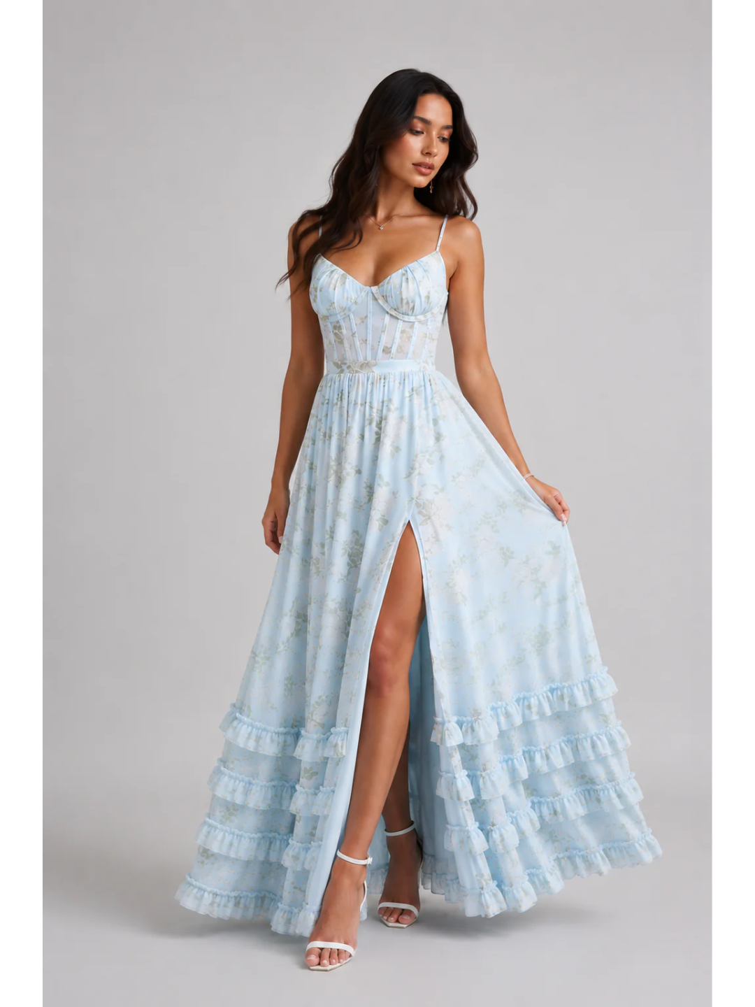 VIOLETA | VESTIDO LARGO DE FIESTA TIPO CORSÉ ✨